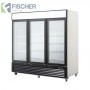 Fischer Three Door Glass Fridge 2050L - BCC03-GL